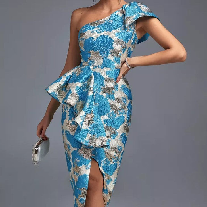 Andrea | Vestido corto con hombros descubiertos