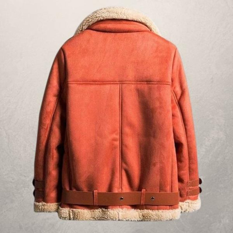 Hilaria | Chaqueta biker de imitación de ante