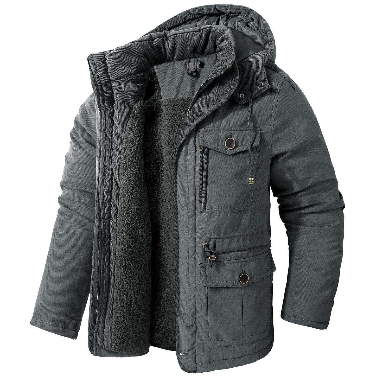 Javier – Chaqueta de invierno con forro cálido
