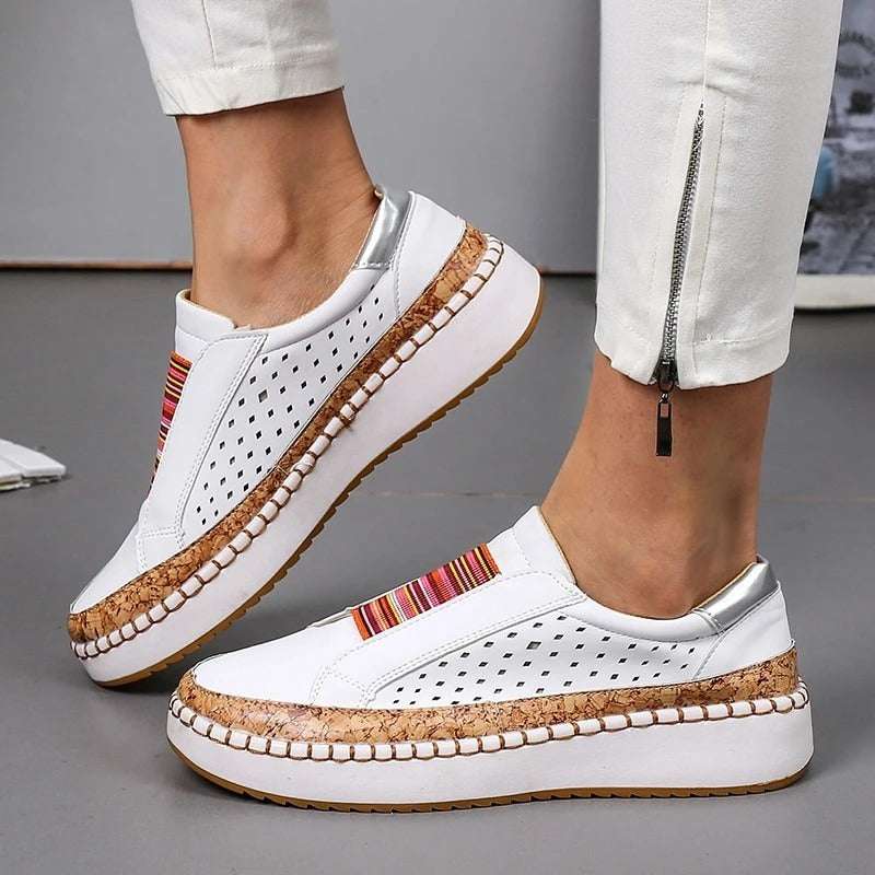 Bella - Zapatillas casual con detalles étnicos