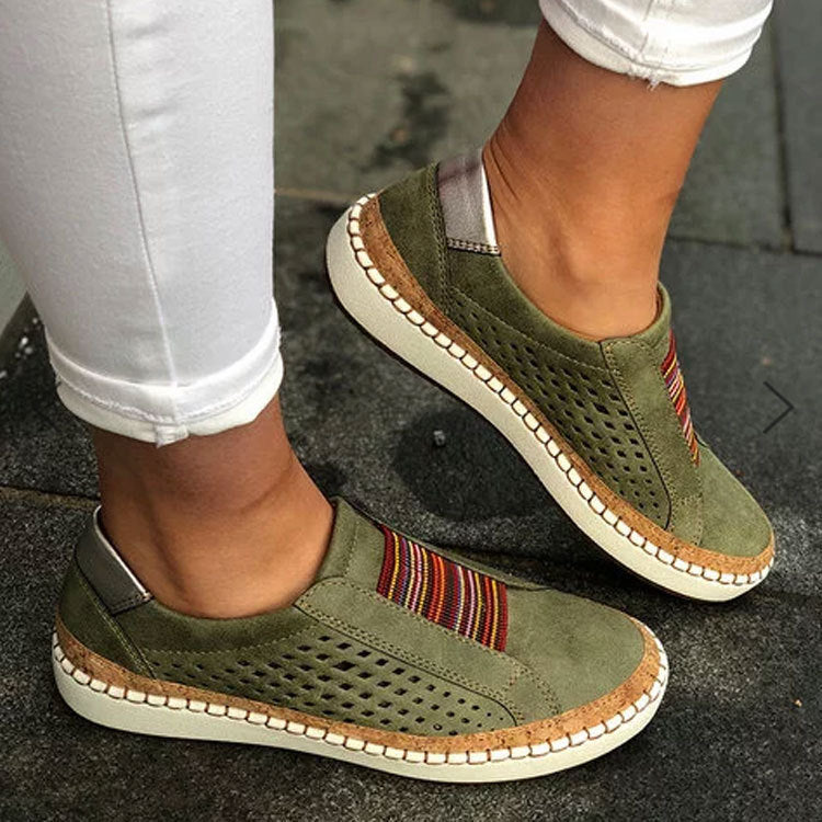 Bella - Zapatillas casual con detalles étnicos