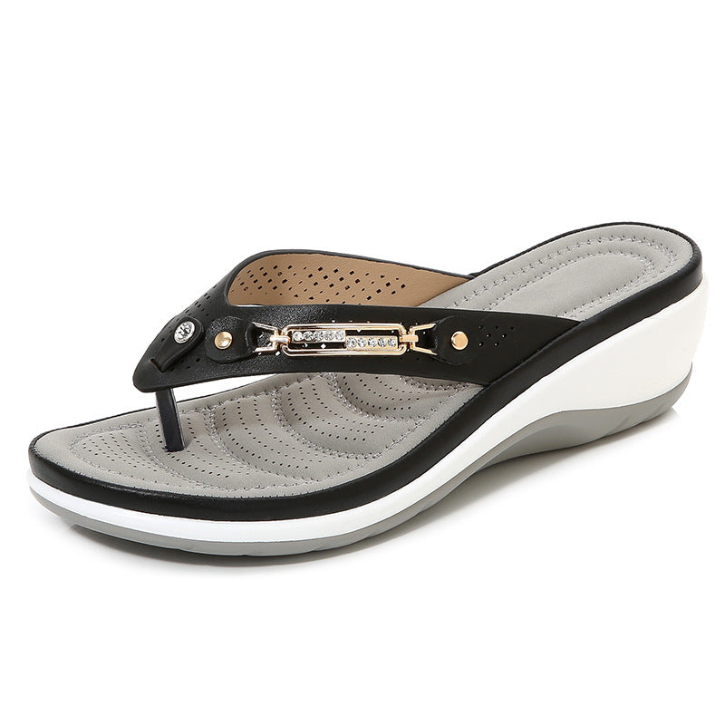 Liana - Sandalias de cuña con plataforma