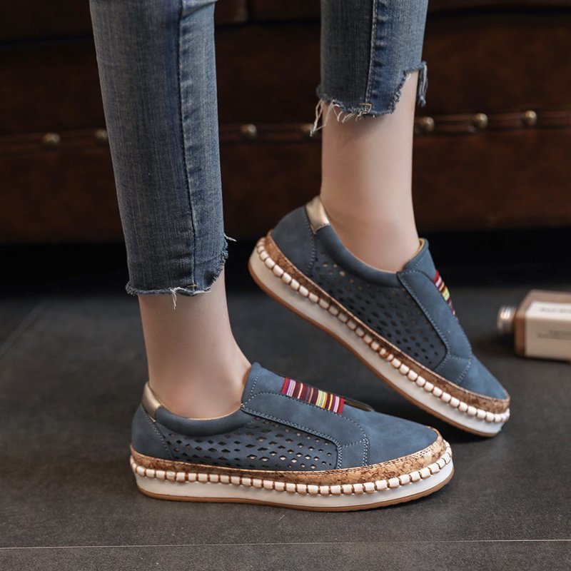 Bella - Zapatillas casual con detalles étnicos