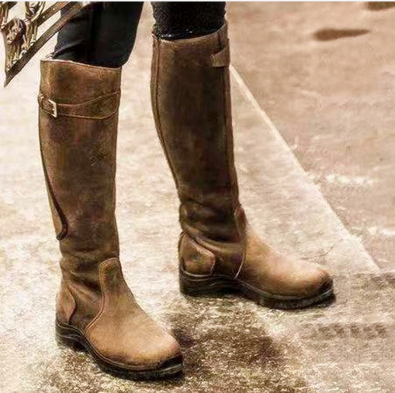 Jonah - Botas altas de cuero