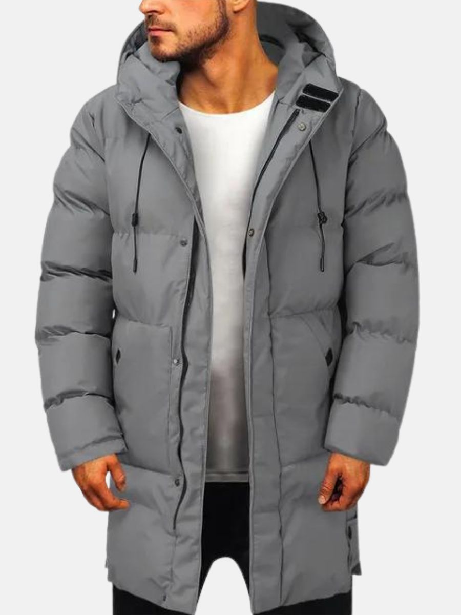 Marek – Abrigo largo acolchado para hombre