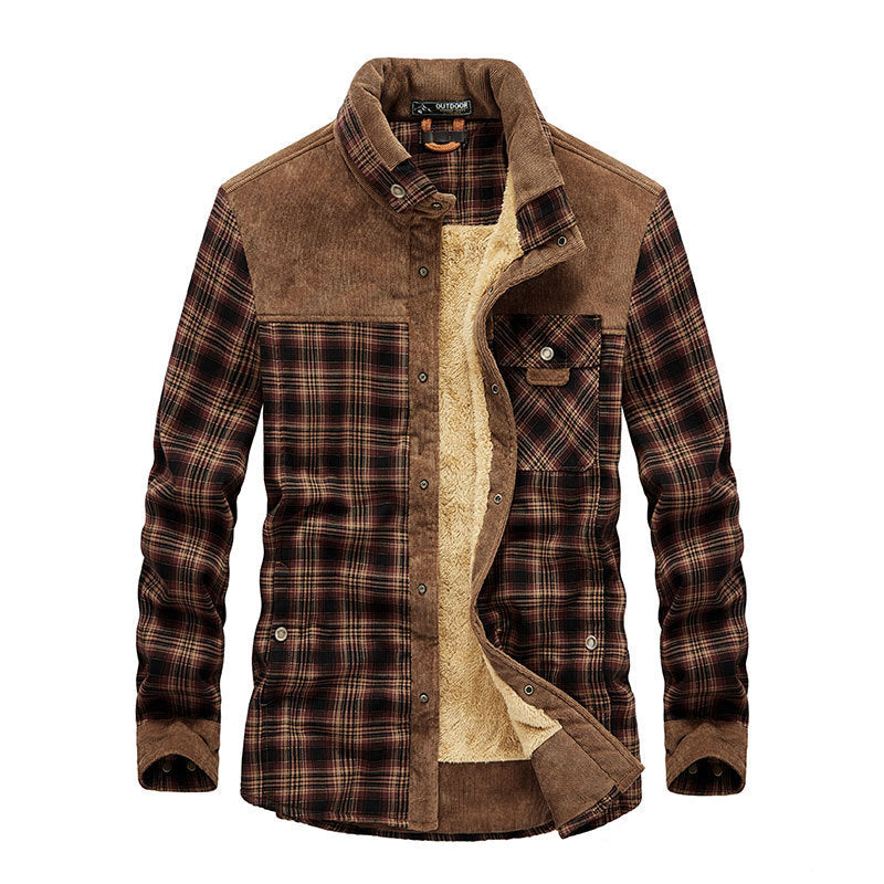Ethan – Sobrecamisa Acolchada con Forro de Borrego Hombre