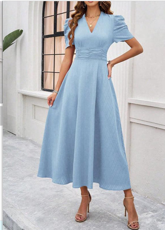 Mabel - Elegante vestido con mangas abullonadas