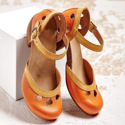 Clara - Zapatos de tiras bicolor