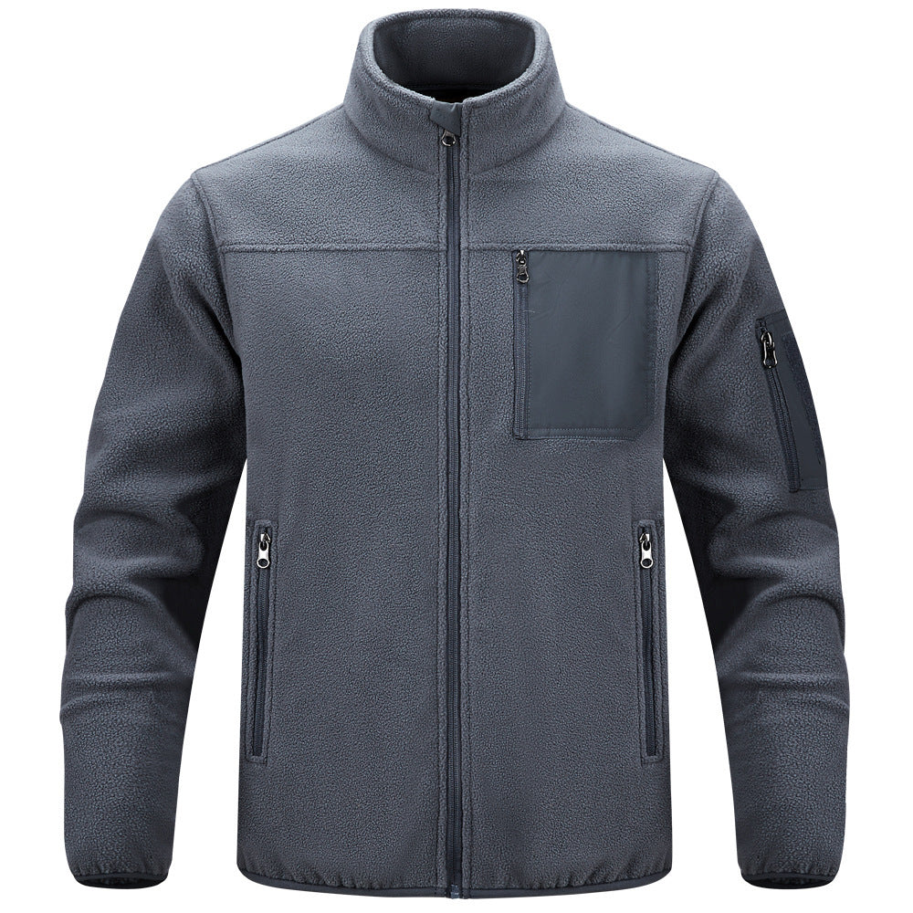 Básilio | Abrigo casual para hombre con cuello alto para exteriores