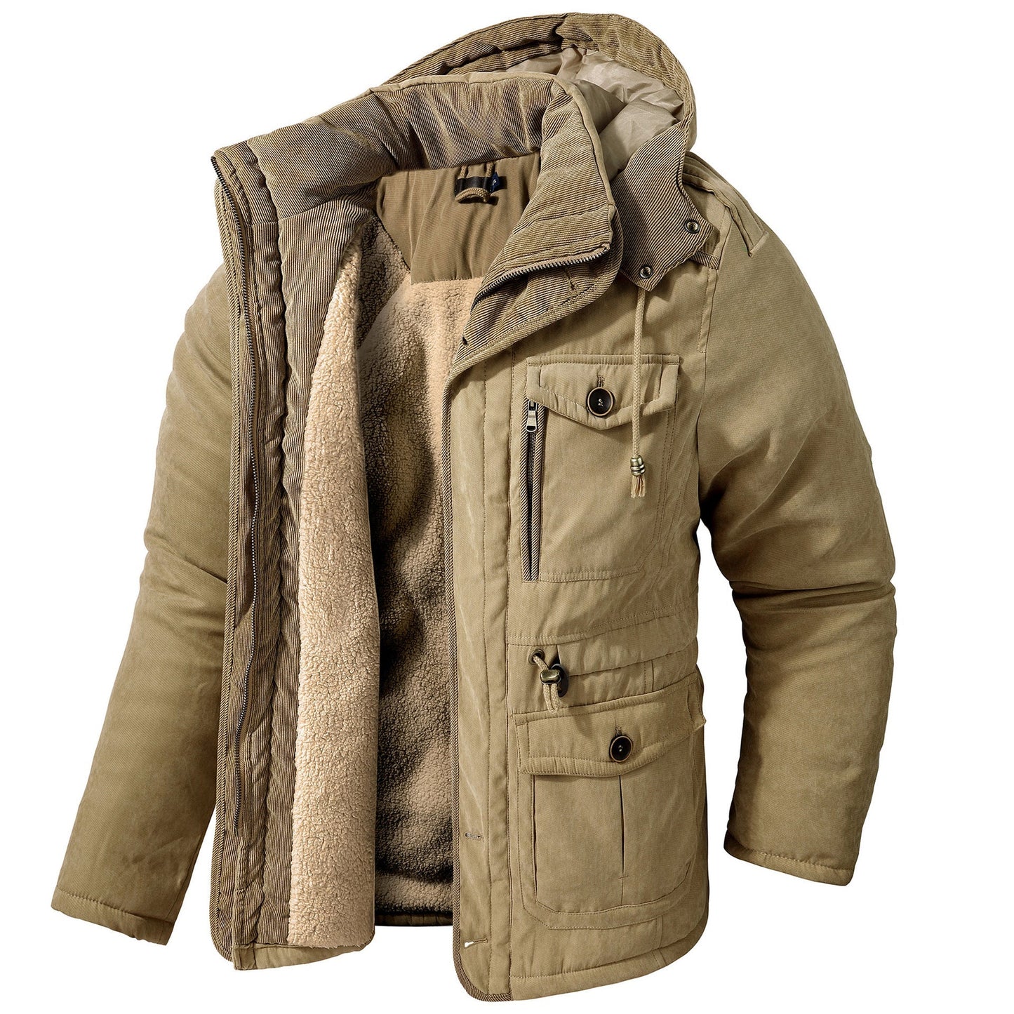 Javier – Chaqueta de invierno con forro cálido