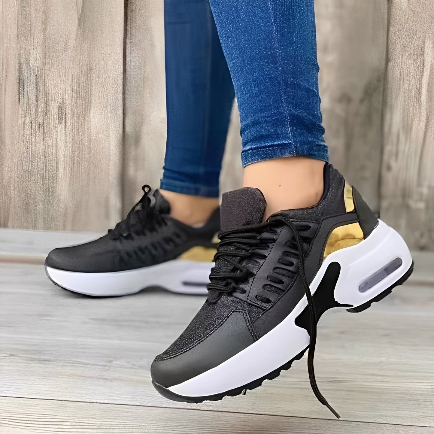 Ariana - Zapatillas de mujer deportivas con plataforma