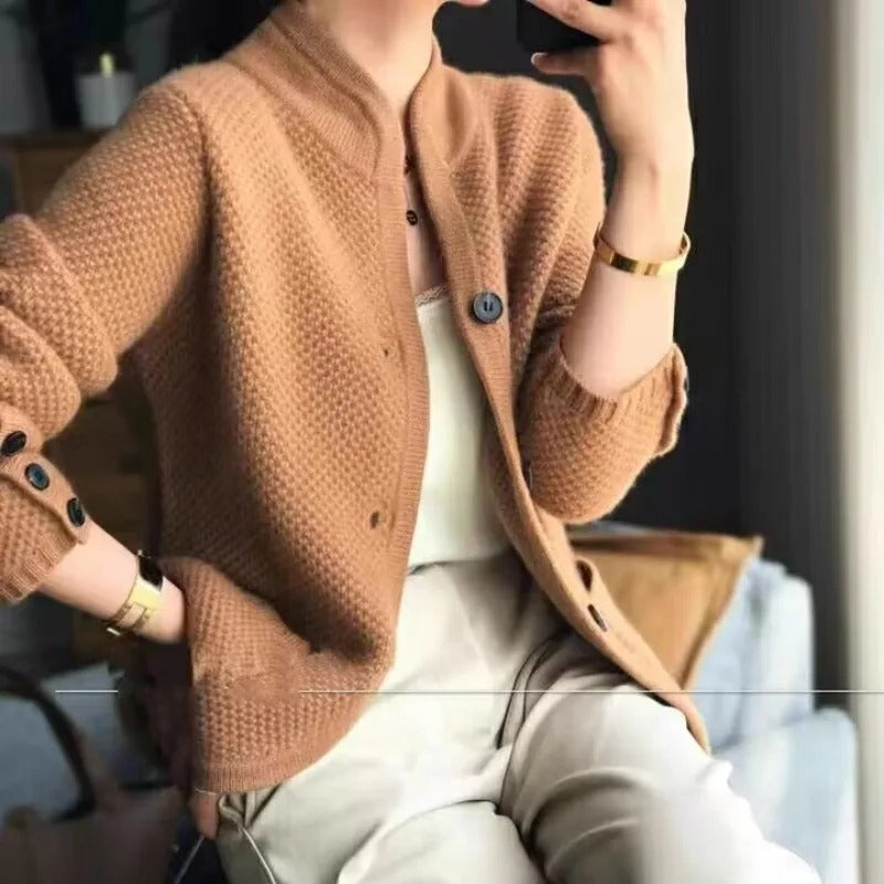 Sofía - Chaqueta de punto con botones mujer