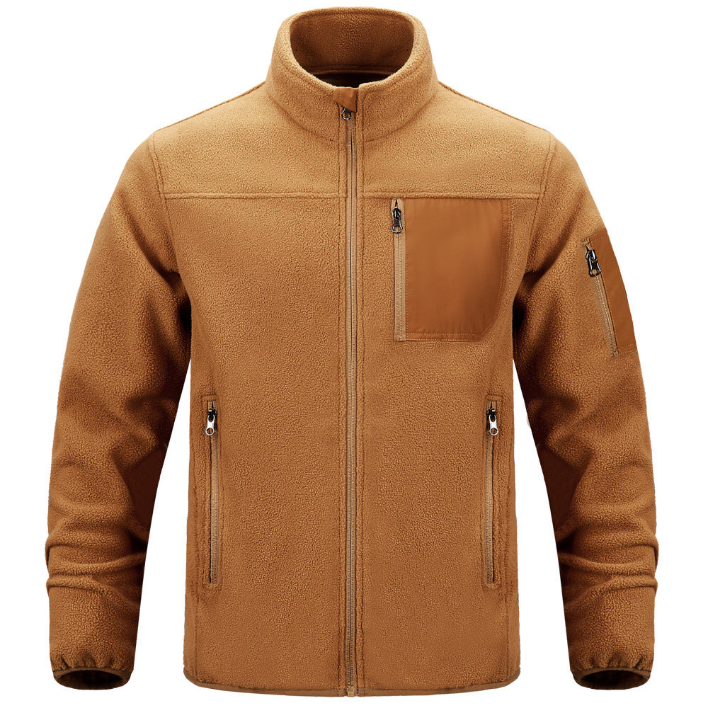Básilio | Abrigo casual para hombre con cuello alto para exteriores