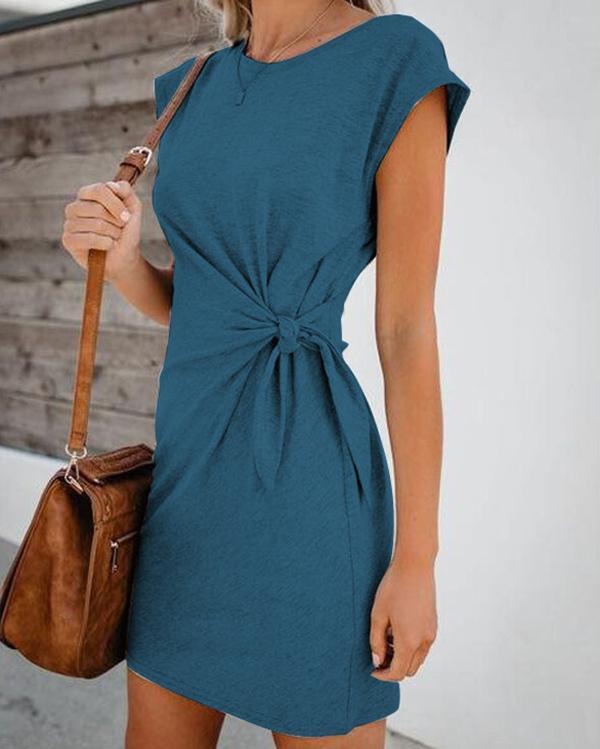 Athena | Mini Vestido Liso