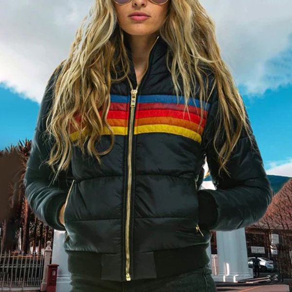 Valeria – Chaqueta acolchada estilo retro