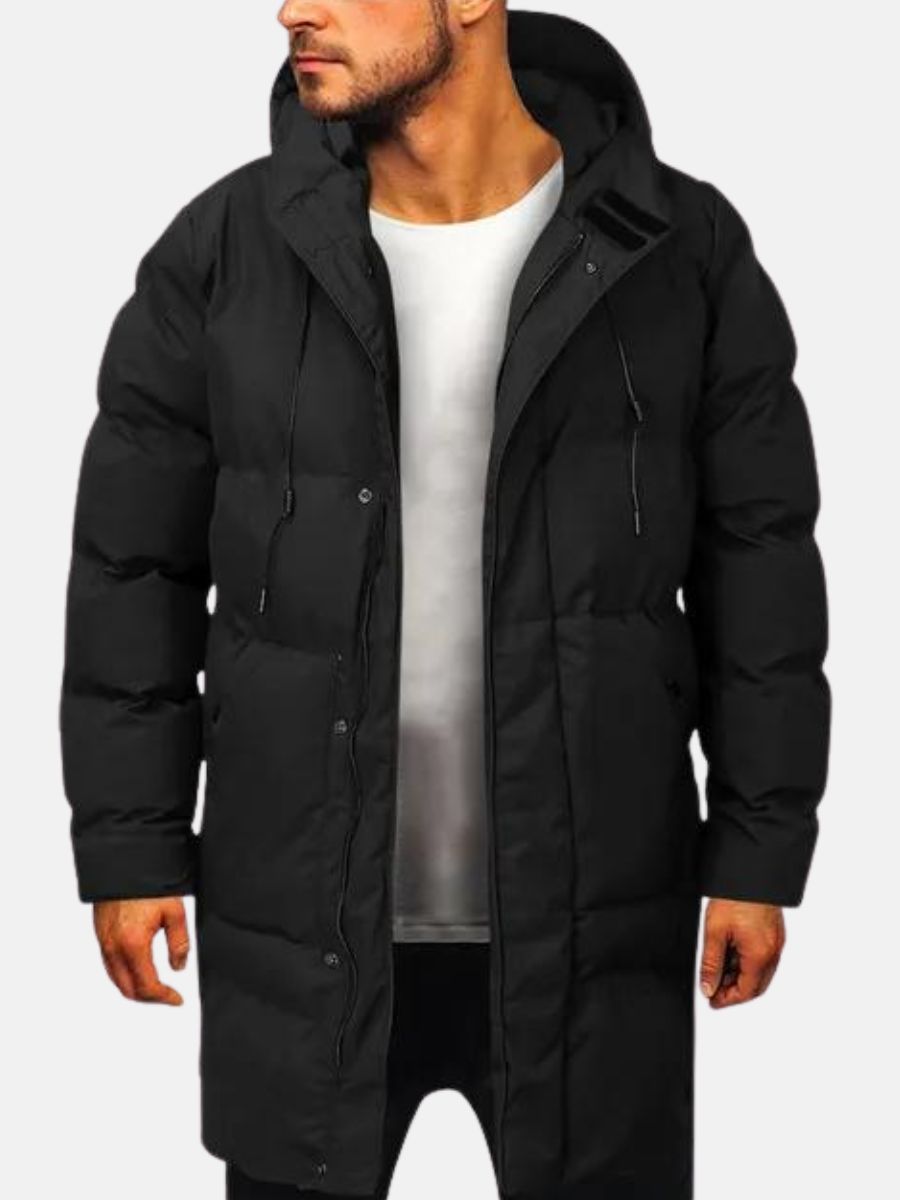 Marek – Abrigo largo acolchado para hombre