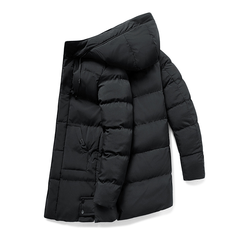 Matteo – Abrigo Acolchado de Invierno con Capucha para Hombre