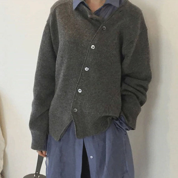 Eula | Unregelmäßig gestrickter Pullover