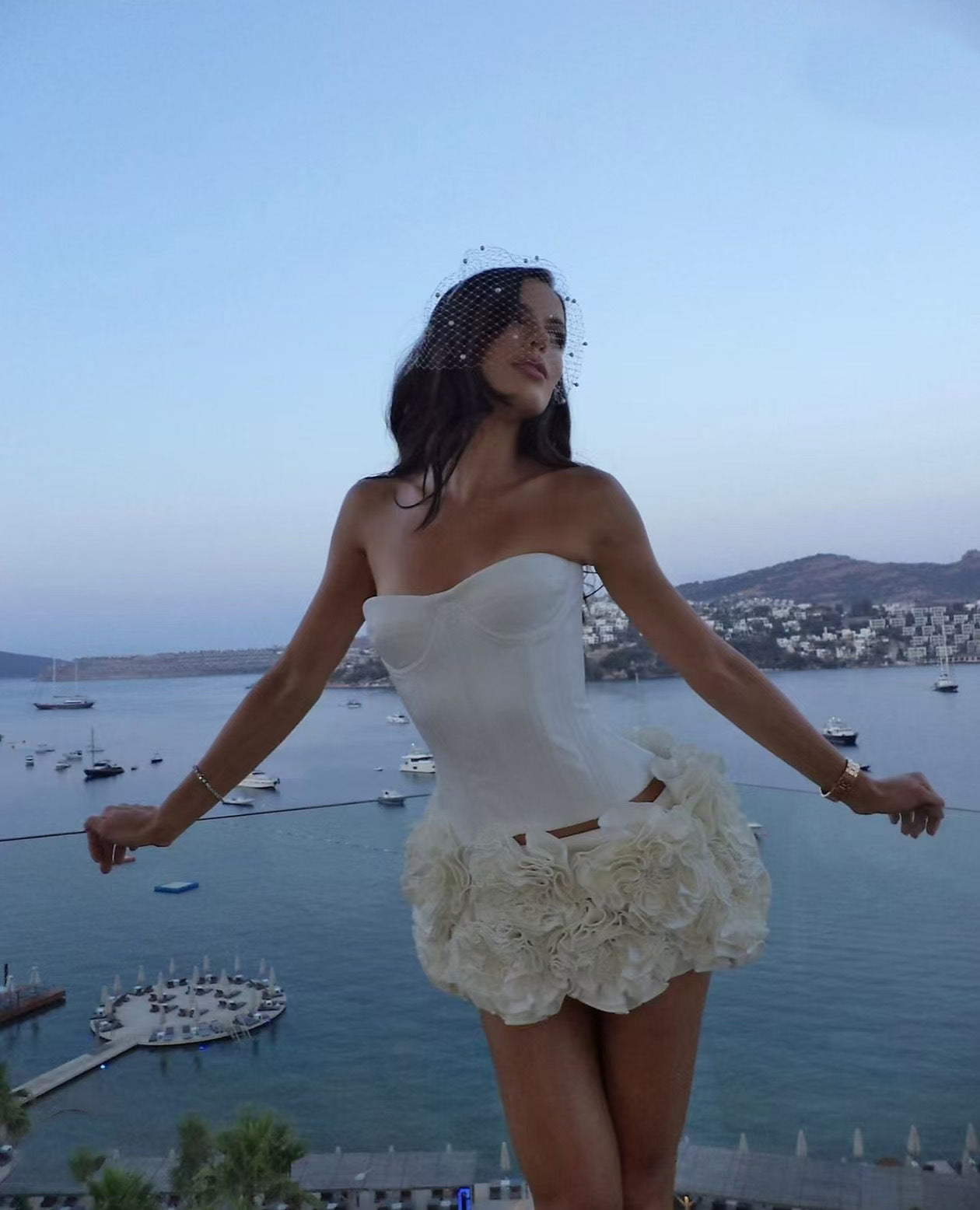 Juliette - Minivestido de fiesta con rosetón