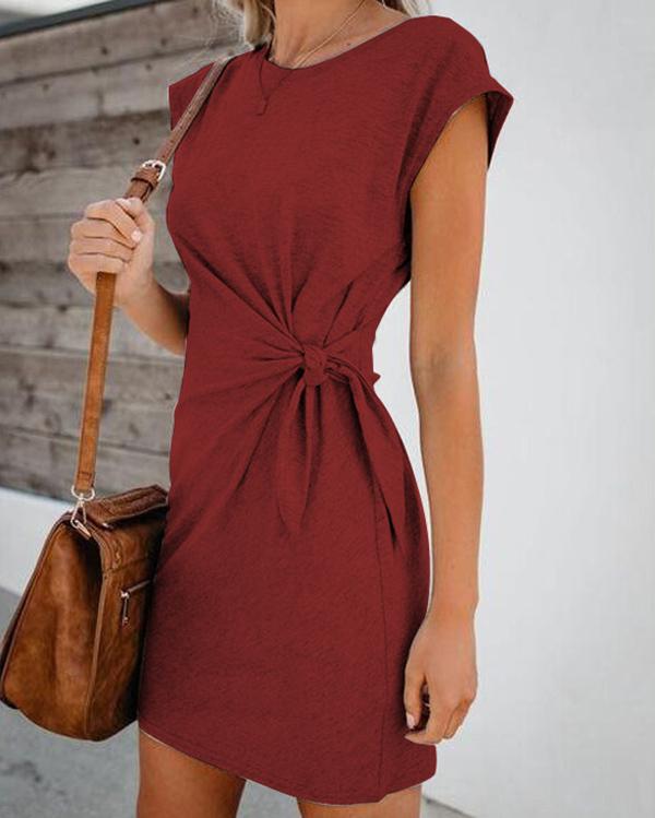 Athena | Mini Vestido Liso