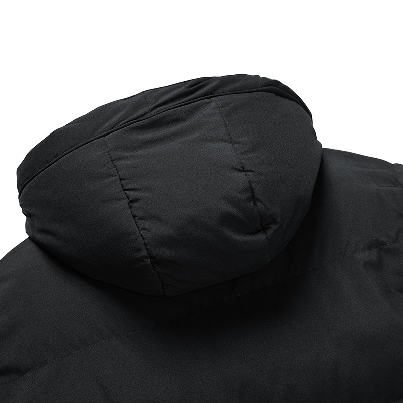 Matteo – Abrigo Acolchado de Invierno con Capucha para Hombre