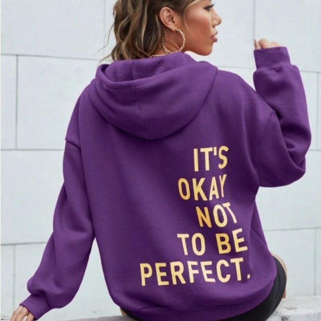 Paula – Sudadera con capucha y estampado motivacional