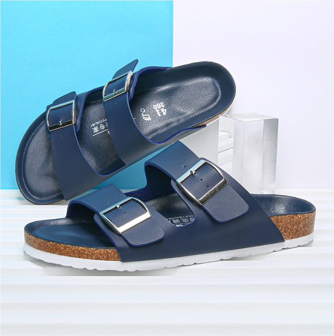 Nico - Sandalias planas con hebillas ajustables