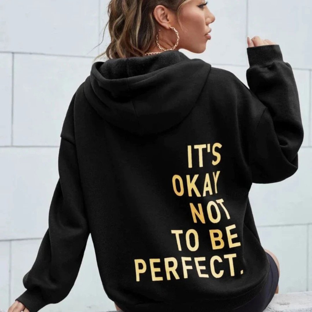 Paula – Sudadera con capucha y estampado motivacional