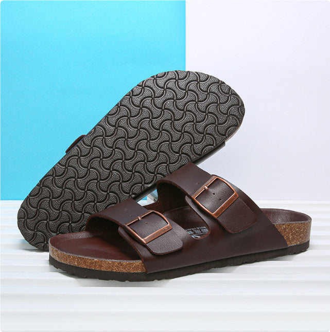 Nico - Sandalias planas con hebillas ajustables