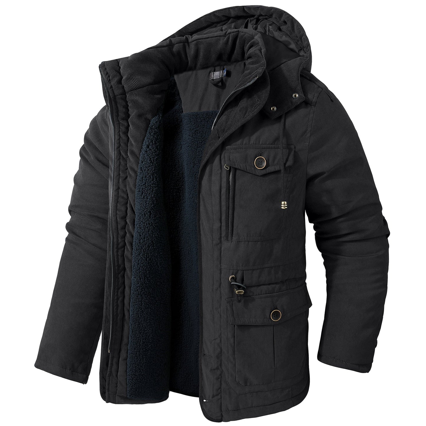 Javier – Chaqueta de invierno con forro cálido