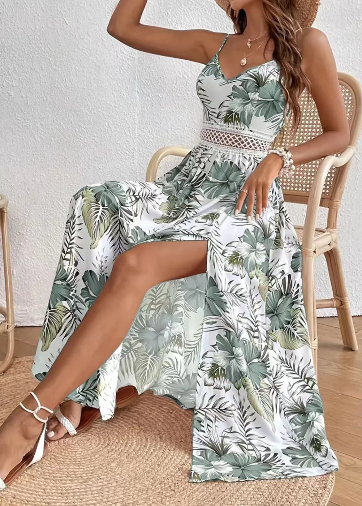 Liana - Vestido largo floral de verano boho