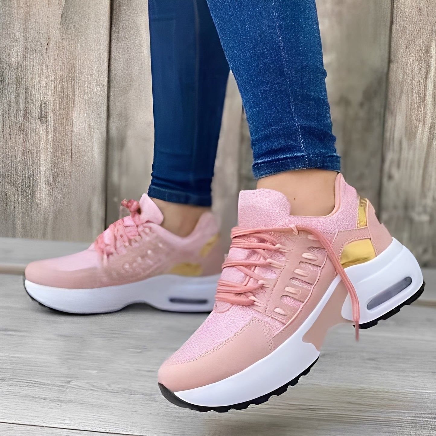 Ariana - Zapatillas de mujer deportivas con plataforma
