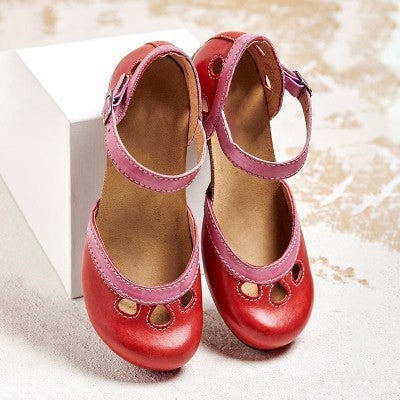 Clara - Zapatos de tiras bicolor