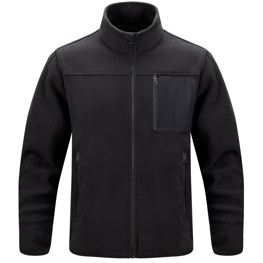 Básilio | Abrigo casual para hombre con cuello alto para exteriores