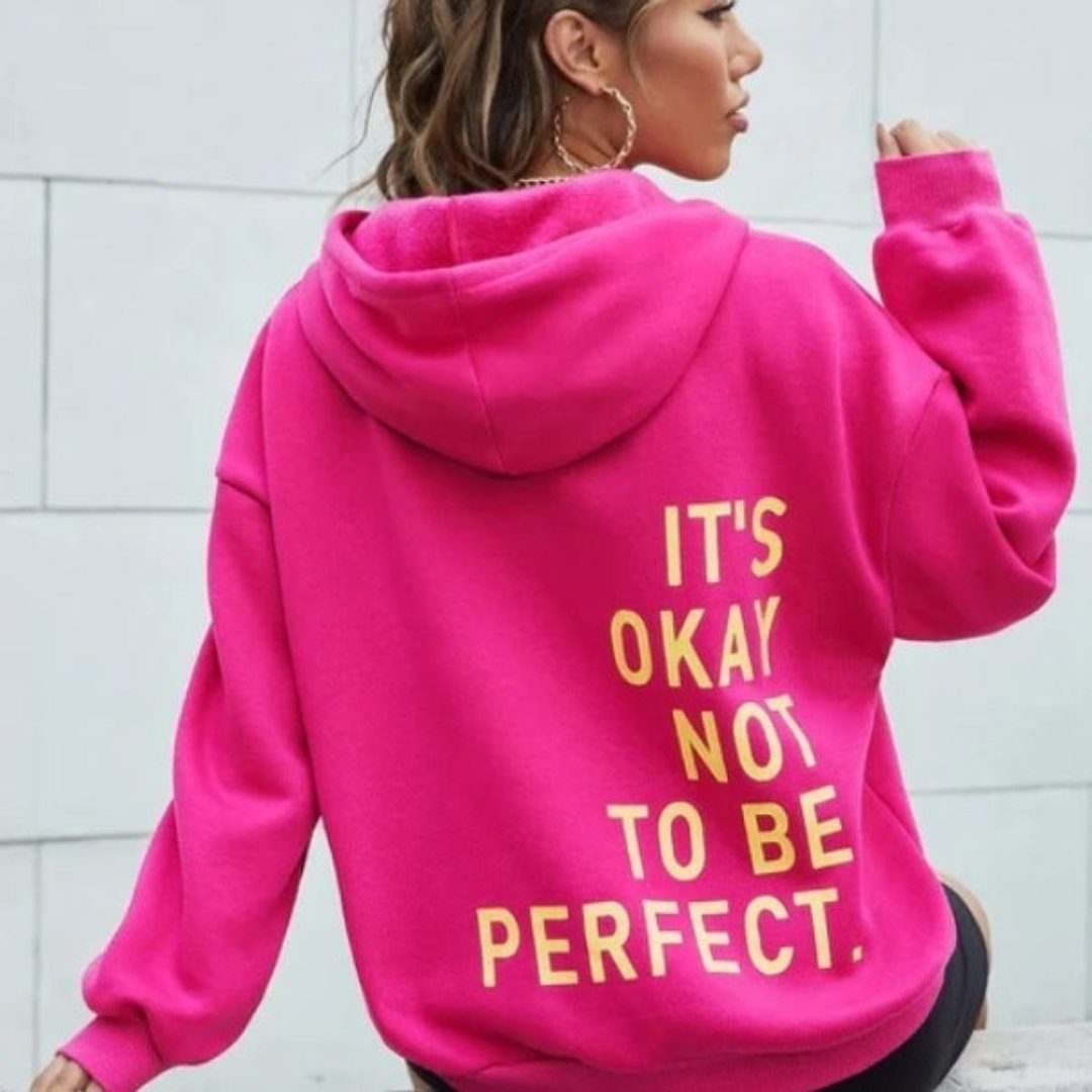 Paula – Sudadera con capucha y estampado motivacional