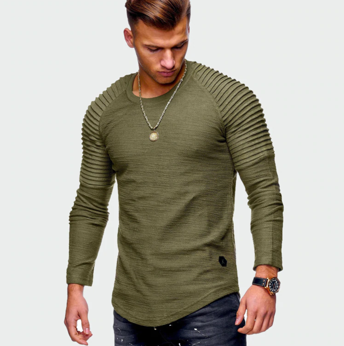 Álvaro - Camiseta de manga larga para hombre