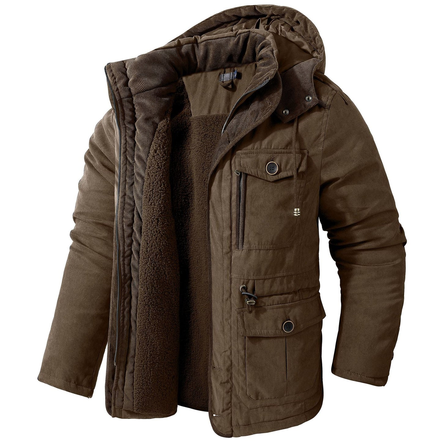 Javier – Chaqueta de invierno con forro cálido