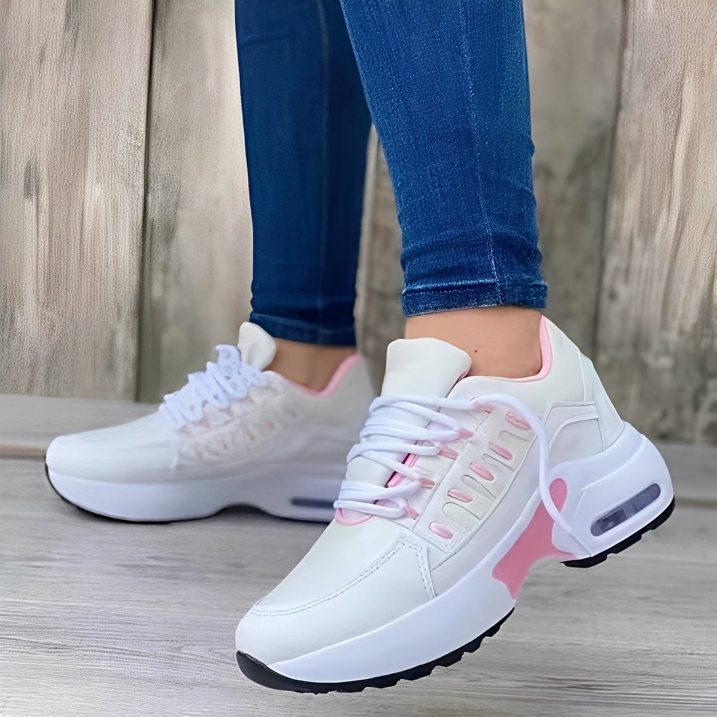 Ariana - Zapatillas de mujer deportivas con plataforma