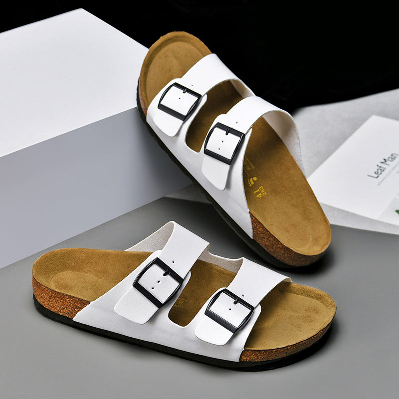 Nico - Sandalias planas con hebillas ajustables