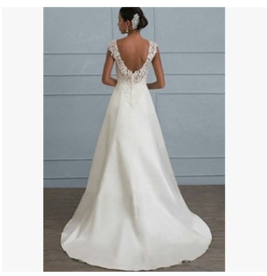 Skylana | Vestido blanco de encaje con estilo elegante para otoño