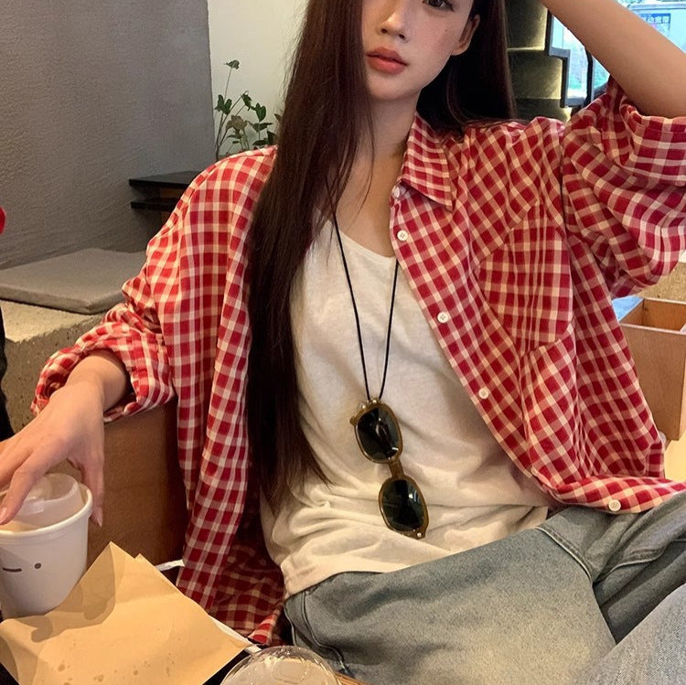 Leila - Camisa oversize a cuadros