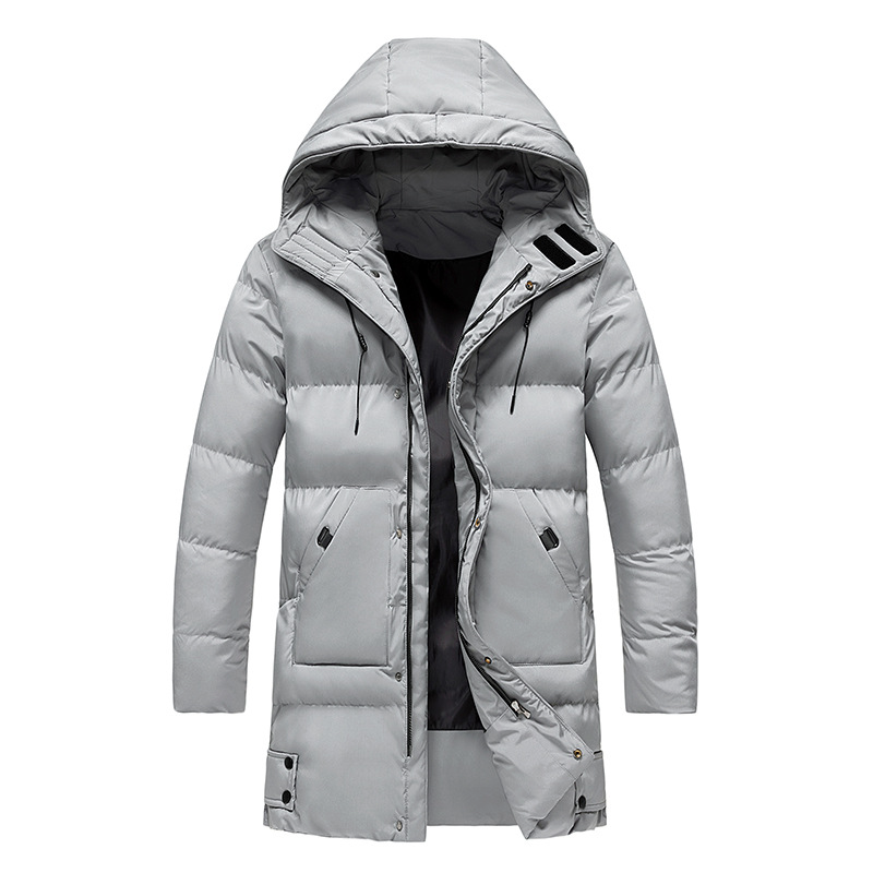 Matteo – Abrigo Acolchado de Invierno con Capucha para Hombre