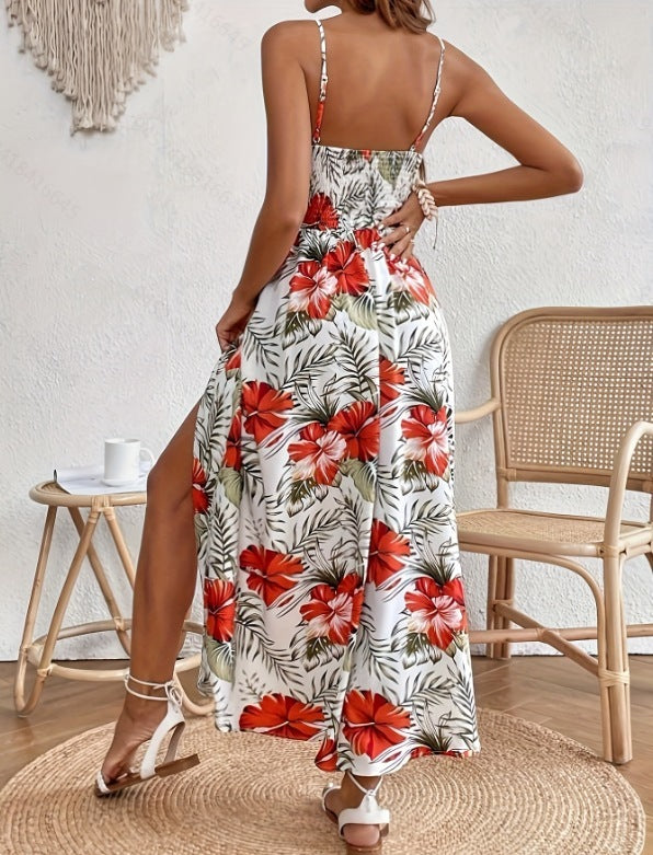 Liana - Vestido largo floral de verano boho