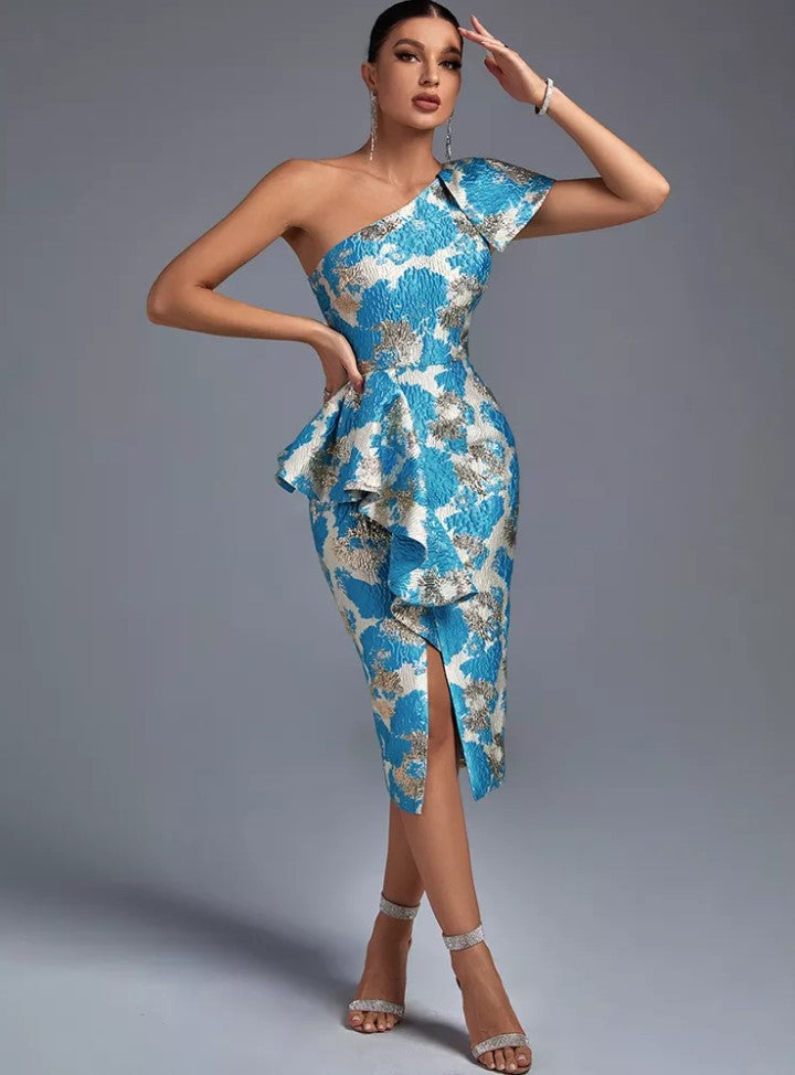 Andrea | Vestido corto con hombros descubiertos