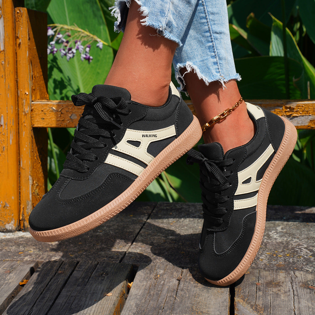 Natalia - Zapatillas deportivas casuales con cordones