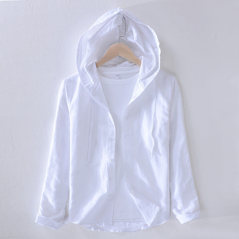 Liam - Camiseta ligera de algodón con capucha
