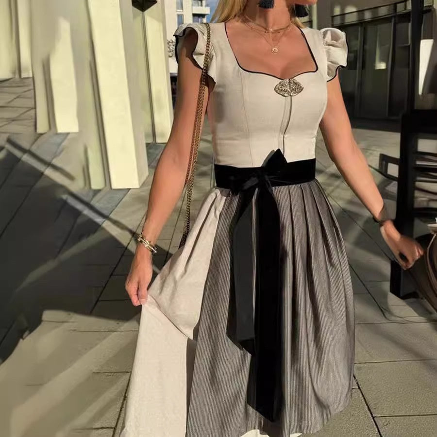 Greta - Vestido tradicional bávaro con volantes