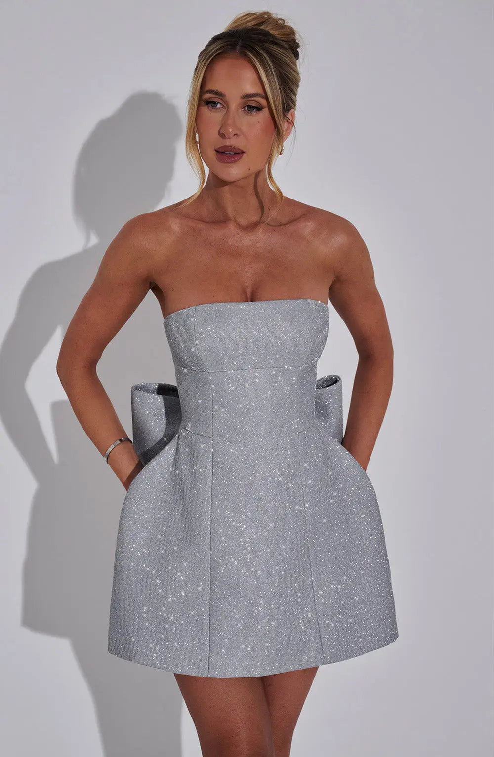 Valeria - Vestido corto brillante mujer
