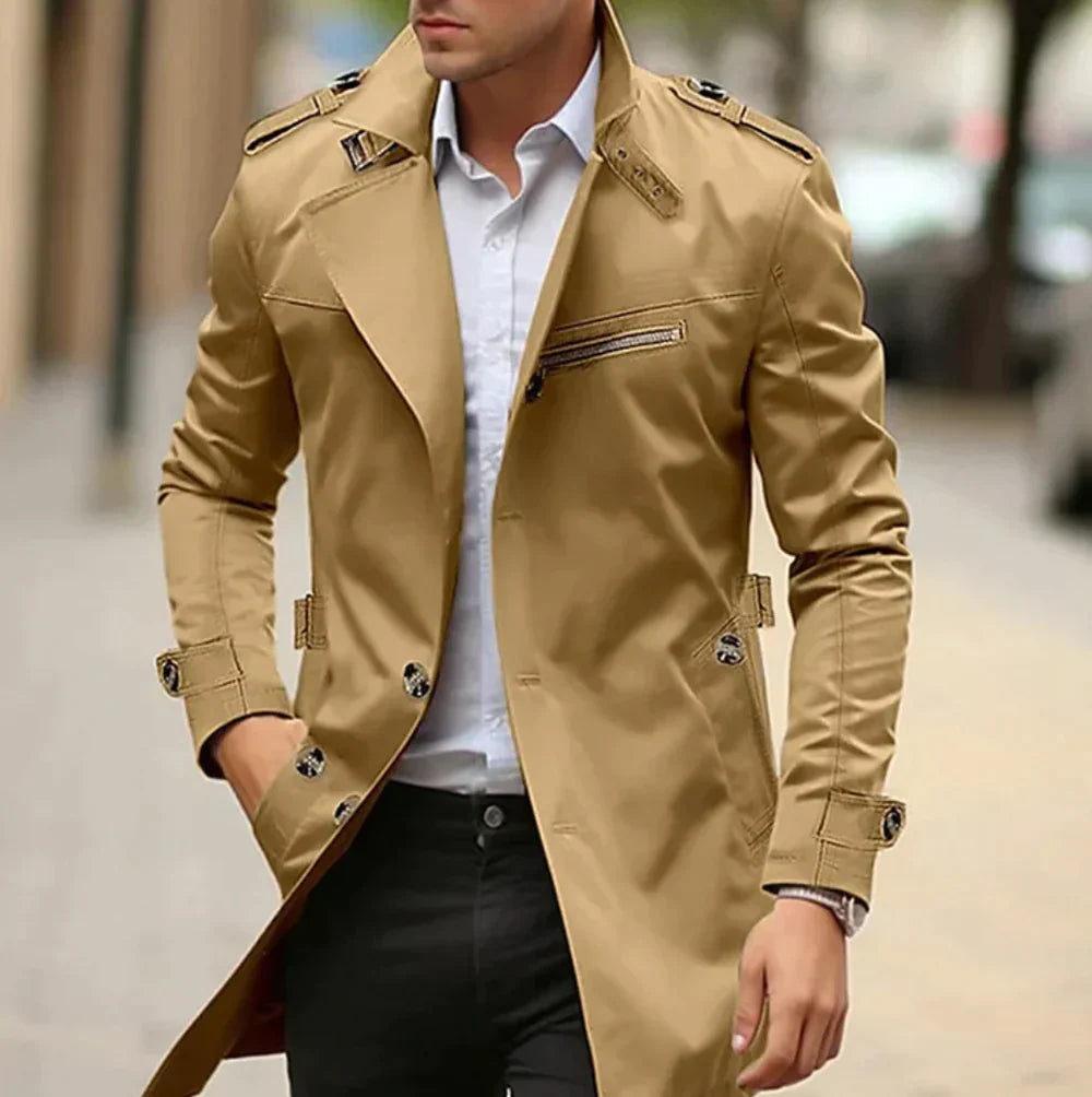 Gabriel – Gabardina Clásica de Invierno para Hombre