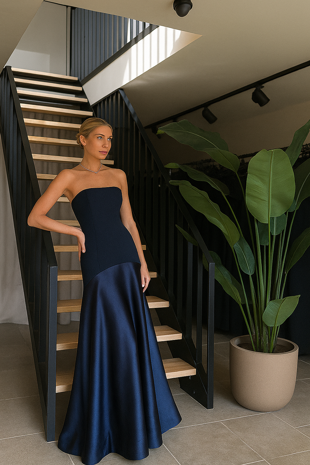 Helena - Vestido largo palabra de honor